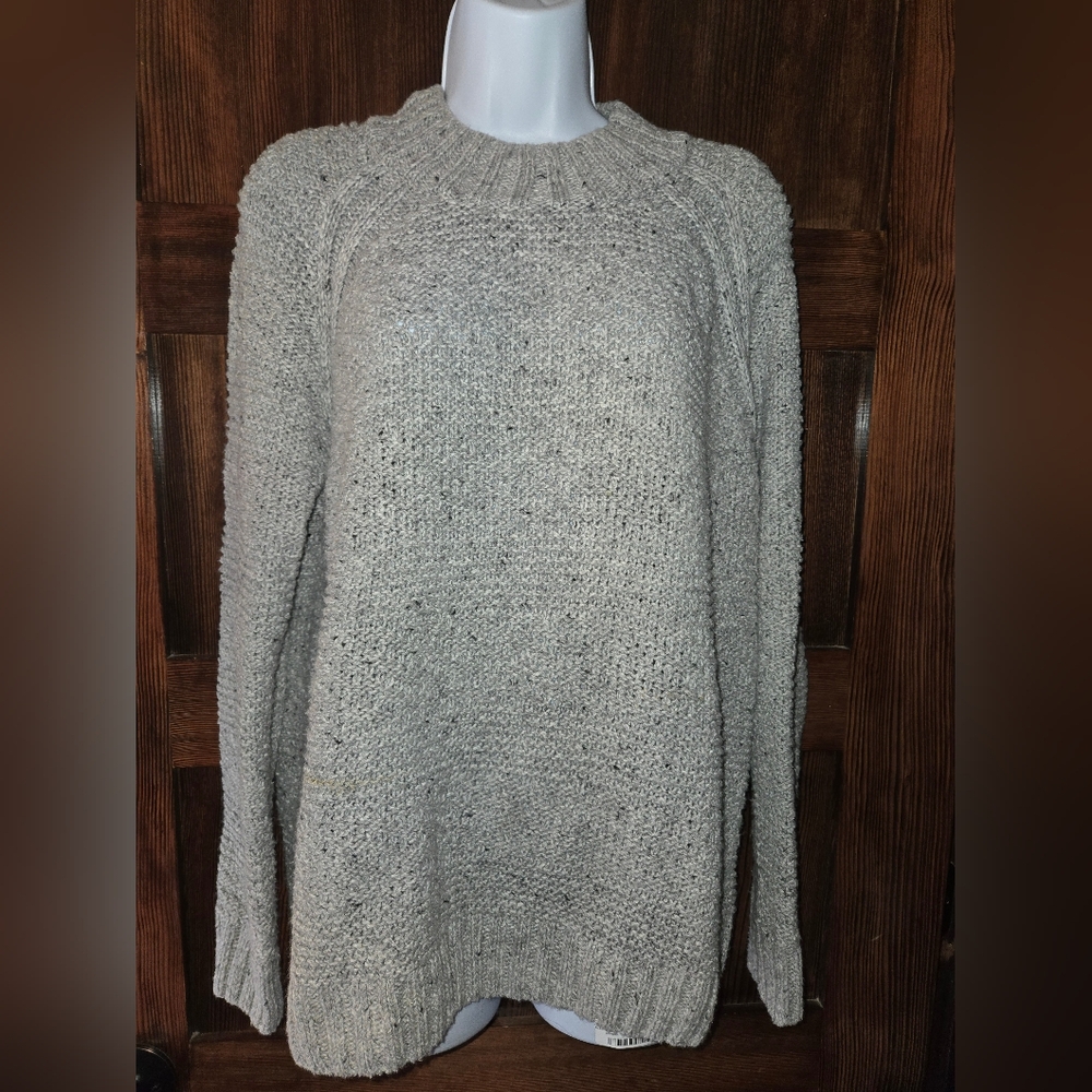 Prana, M, gray, thick sweater